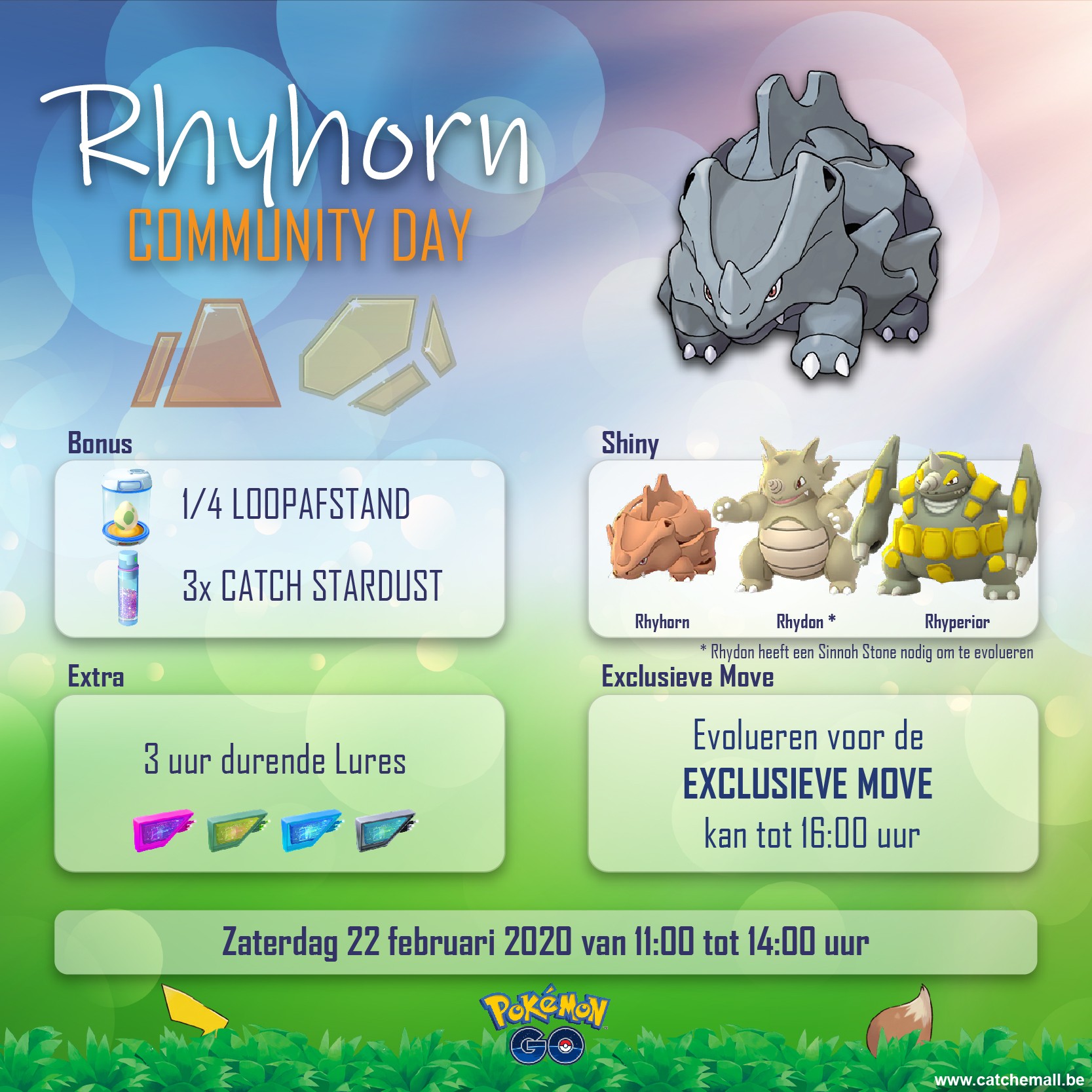 Rhyhorn Community Day