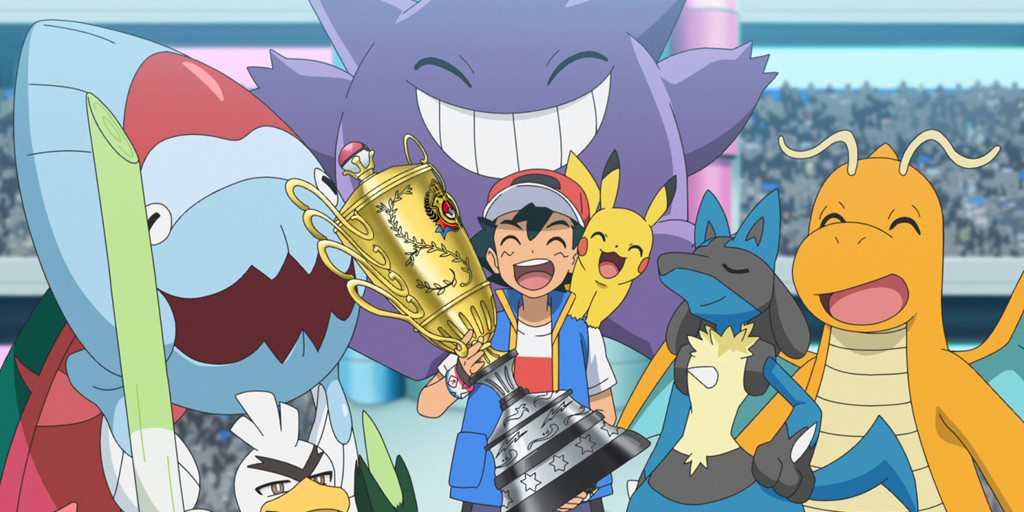 Ash Ketchum wordt sterkste Trainer ter wereld